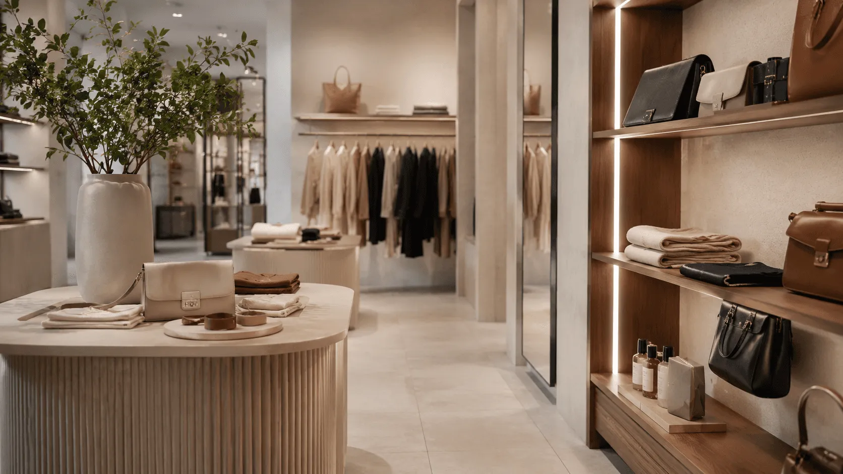 Modern retail store interior